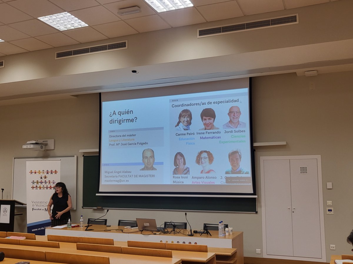 <a href="/MJGarciaFolgado/">MJosé García Folgado</a> abre la sesión inaugural del máster de investigación en Didácticas Específicas <a href="/MUIDE_UV/">Máster Universitario Didácticas Específicas UV</a> ¡El tuyo!