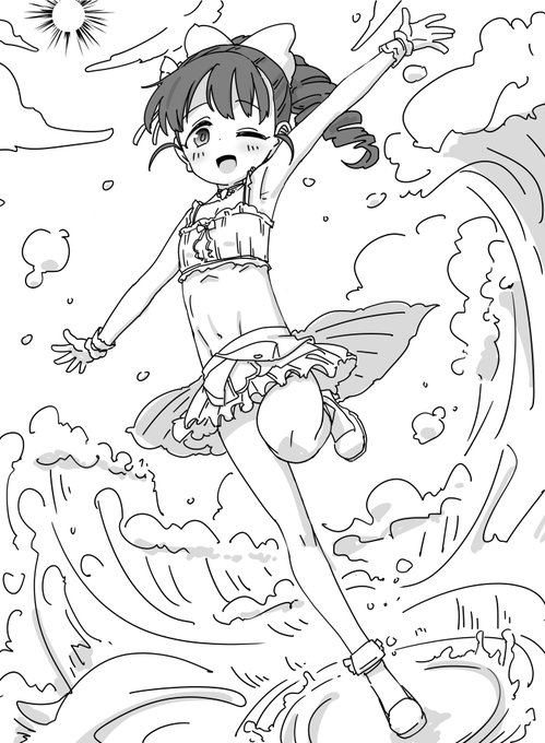 気づいたら夏があっという間に終わってたので、過ぎ去る夏とGoToパラダイス水着舞ちゃん… 