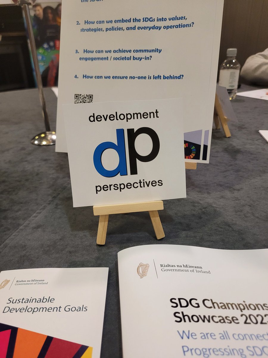 devperspectives's tweet image. Honoured to have our CEO, @BobbyMc2014 present our #SDG related work at the @Dept_ECC #SDGchampion showcase event today. So many organisations doing important work across Ireland. #Partnershipforthegoals