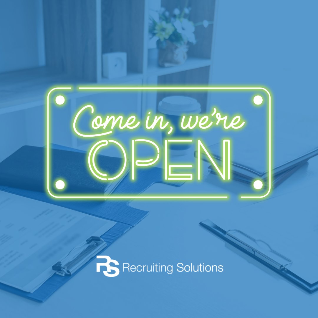 RSRecruiting's tweet photo. Despite the impact of Hurricane Helene, all of our offices are OPEN today (Monday 9/30), and we’re fully committed to serving our clients and candidates. We’re here to help with any staffing needs you may have. Stay safe!  #HurricaneHelene #HereToHelp https://t.co/STEfiFCbTA