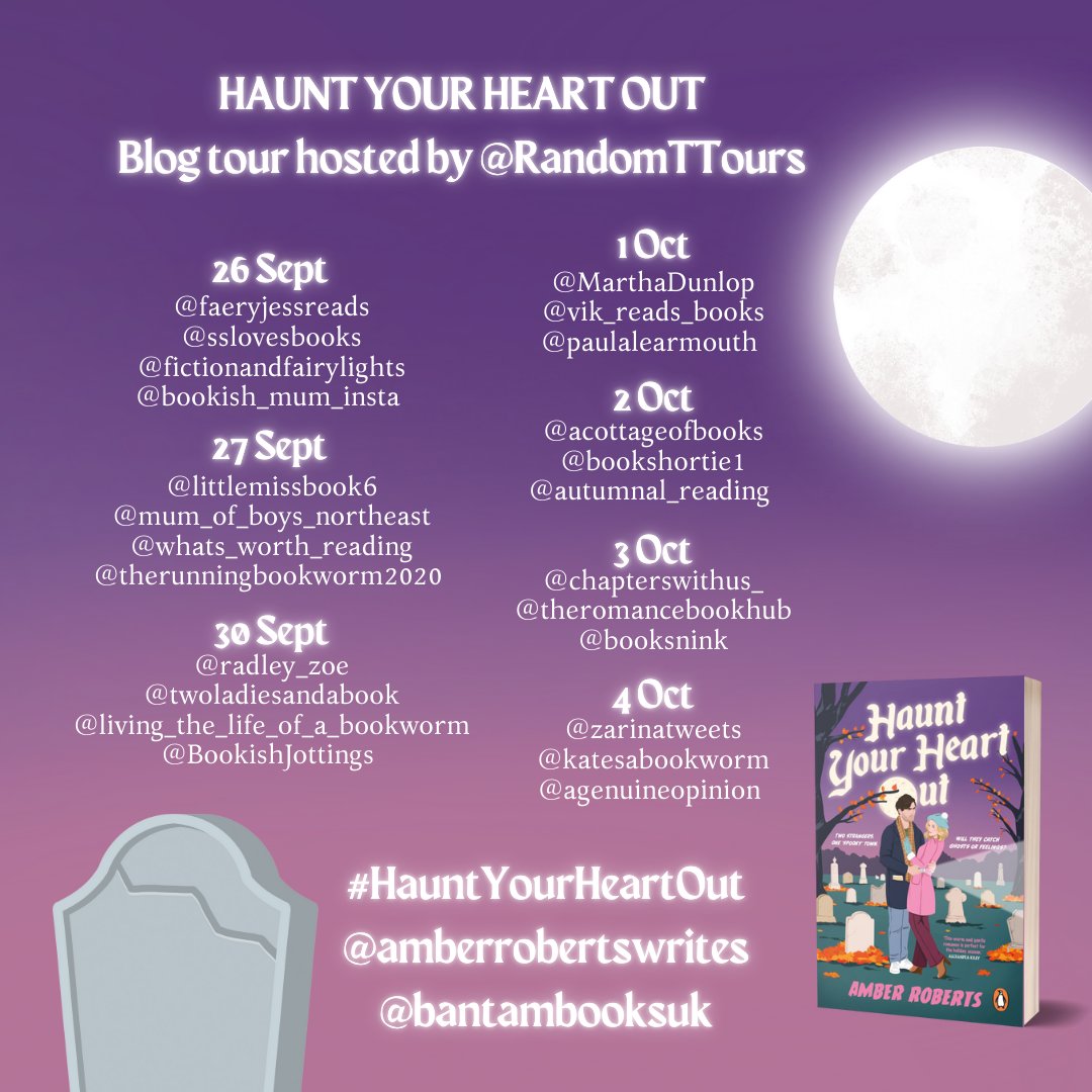 Julie (@bookishjottings) on Twitter photo Start the week with this delightful #smalltown #romance perfect for #Halloween #HauntYourHeartOut by <a href="/ARobertsWrites/">Amber Roberts❄️Not Here❄️</a> published by <a href="/PenguinUKBooks/">Penguin Books UK</a>. Read the <a href="/BookishJottings/">Julie</a>
review here: bookishjottings.com/2024/09/30/hau… <a href="/RandomTTours/">Random Things Tours 🇺🇦</a> #ContemporaryRomance #BooksToRead Start the week with this delightful #smalltown #romance perfect for #Halloween #HauntYourHeartOut by <a href="/ARobertsWrites/">Amber Roberts❄️Not Here❄️</a> published by <a href="/PenguinUKBooks/">Penguin Books UK</a>. Read the <a href="/BookishJottings/">Julie</a>
review here: bookishjottings.com/2024/09/30/hau… <a href="/RandomTTours/">Random Things Tours 🇺🇦</a> #ContemporaryRomance #BooksToRead