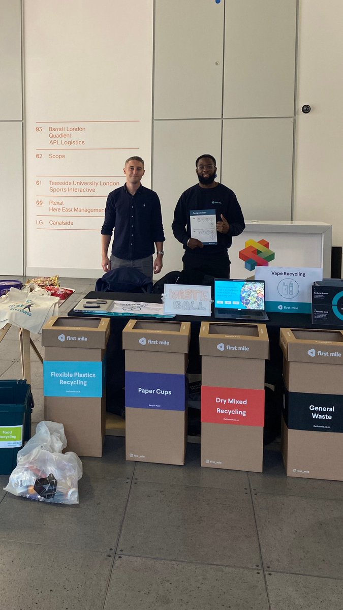 First Mile (@firstmile) on Twitter photo Our Account Managers attended <a href="/HereEast/">Here East</a>'s Freshers Fest last week.
The team welcomed new students from <a href="/ucl/">UCL</a>, <a href="/TeessideUni/">Teesside University</a> London, University of Staffordshire London and <a href="/lborouniversity/">Loughborough University</a> London.
It was a fun afternoon, thanks to everyone who came to say hello! 👋
#workshops Our Account Managers attended <a href="/HereEast/">Here East</a>'s Freshers Fest last week.
The team welcomed new students from <a href="/ucl/">UCL</a>, <a href="/TeessideUni/">Teesside University</a> London, University of Staffordshire London and <a href="/lborouniversity/">Loughborough University</a> London.
It was a fun afternoon, thanks to everyone who came to say hello! 👋
#workshops