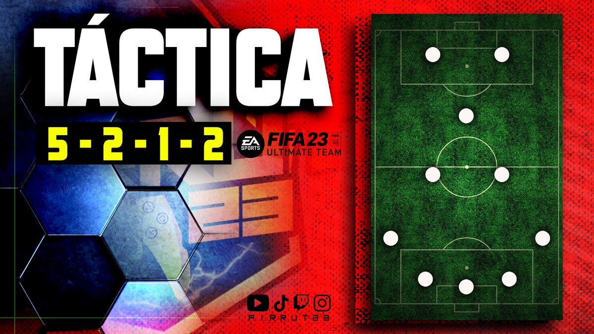 📝MIS TACTICAS de 5-2-1-2.

👉Jugué con esta FORMACIÓN todo #FIFA22 y los últimos #FUTChampions de #FIFA23 .

✏️Puede parecer una FORMACIÓN MUY DEFENSIVA, pero en MUCHAS FASES juegas 3-2-1-4.

Si os gusta el HILO se agradece mucho🔄 y ❤️.

¡EMPECEMOS!