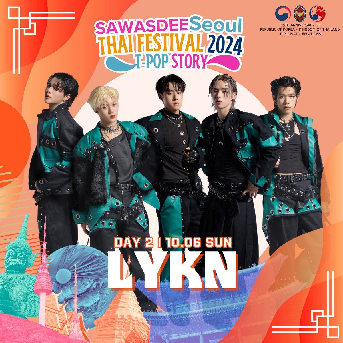 GMMTV's tweet photo. 🎉 เตรียมพบกับ โฟร์ท ณัฐวรรธน์, สตางค์ กิตติภพ, นานิ หิรัญกฤษฎิ์, แซนต้า พงศภัค, LYKN และศิลปินอีกมากมาย กับเทศกาลไทย ณ กรุงโซล ครั้งที่ 9 สวัสดีโซล ไทยเฟสติวัล 2024 : ทีป๊อปสตอรี่ (Sawasdee Seoul Thai Festival 2024: T-Pop Story! 🇹🇭🇰🇷)

อย่าลืมติดตามข่าวสารและเซอร์ไพรส์ที่น่าตื่นเต้นที่จะทำให้คุณไม่อยากพลาดงานนี้อย่างแน่นอน! 👀🎶 @thaifestkr

"สวัสดีโซล ไทยเฟสติวัล 2024: T-Pop Story" จะจัดขึ้นในวันที่ 5-6 ตุลาคม ที่ Cheonggyecheon Plaza แล้วพบกัน!!

#SawasdeeSeoul2024 #ThaiFestival #TPopStory #SawasdeeSeoul2024ThaiFestival #CulturalFestival #Korea #Thailand #Cheonggyecheon
#사와디서울2024 #TPop #페스티벌 #태국페스티벌서울축제 #한국 #태국 #청계천 #서울10월축제 #청계천데이트 #서울태국맛집 #สวัสดีโซล2024 #เทศกาลไทยในเกาหลี #ทีป๊อปสตอรี่ #เทศกาลไทย #งานไทยในเกาหลี #เที่ยวเกาหลี #GMMTV