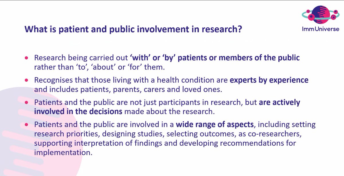 We are having our #ImmUniverse annual progress meeting. Great discussions on the data generated and harmonised, moving now to the various analyses. Also received a great talk from our patient partners <a href="/EFA_Patients/">EFA Patients</a> and <a href="/efcca/">echa rant</a> on the importance of patient involvement in research.