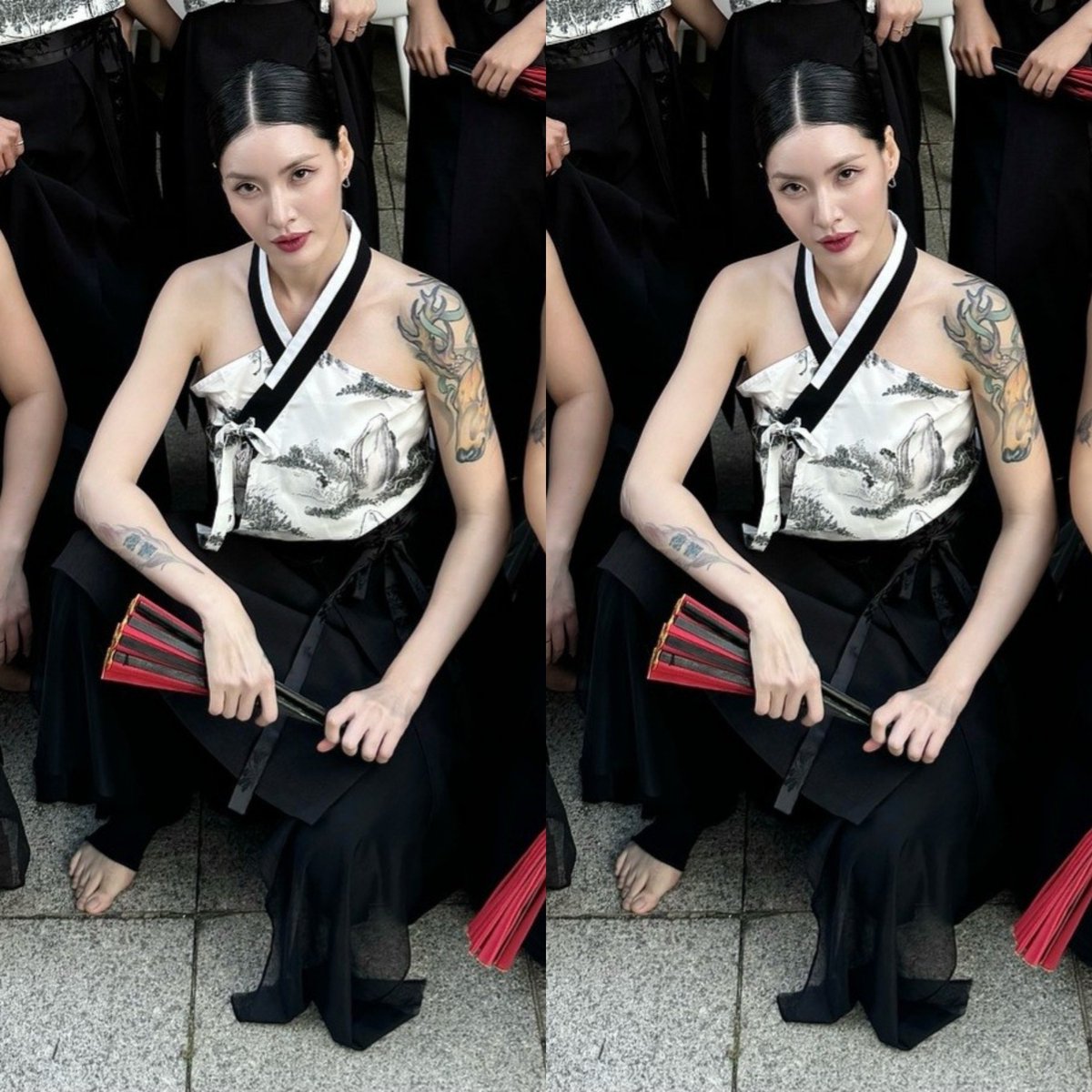 이 쪽진머리드러난이마기개가살아잇는눈빛 그모든게3년전으로돌아간것같음   아아아아아아아 ..............