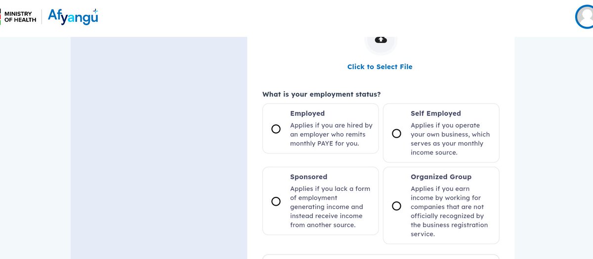 NWamela's tweet photo. So on #SHIF/SHA There is no option for unemployed. You must either way earn some income. How will an unemployed Citizen register for this crap.
#RejectSHIF https://t.co/U94RYODqkx