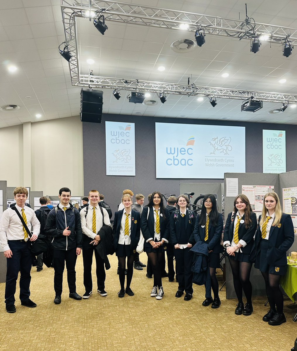 Textiles2XL's tweet photo. Yr12&amp;13 - D&amp;T visit to the @wjec_cbac innovations awards. Lots of creative work on display and informative lectures. Diolch https://t.co/fF8P9QERIB