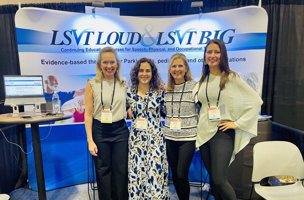 Final day of MDS 2024. We are enjoying connecting with colleagues from around the world like Natasha Fathergill-Misbah. Stop by and see us at booth #210! #mdscongress2024 #lsvtloud #lsvtbig