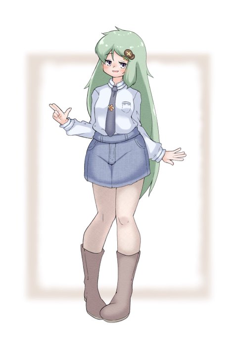 ネクタイシャツ茸ちゃんが癖に刺さったので… 