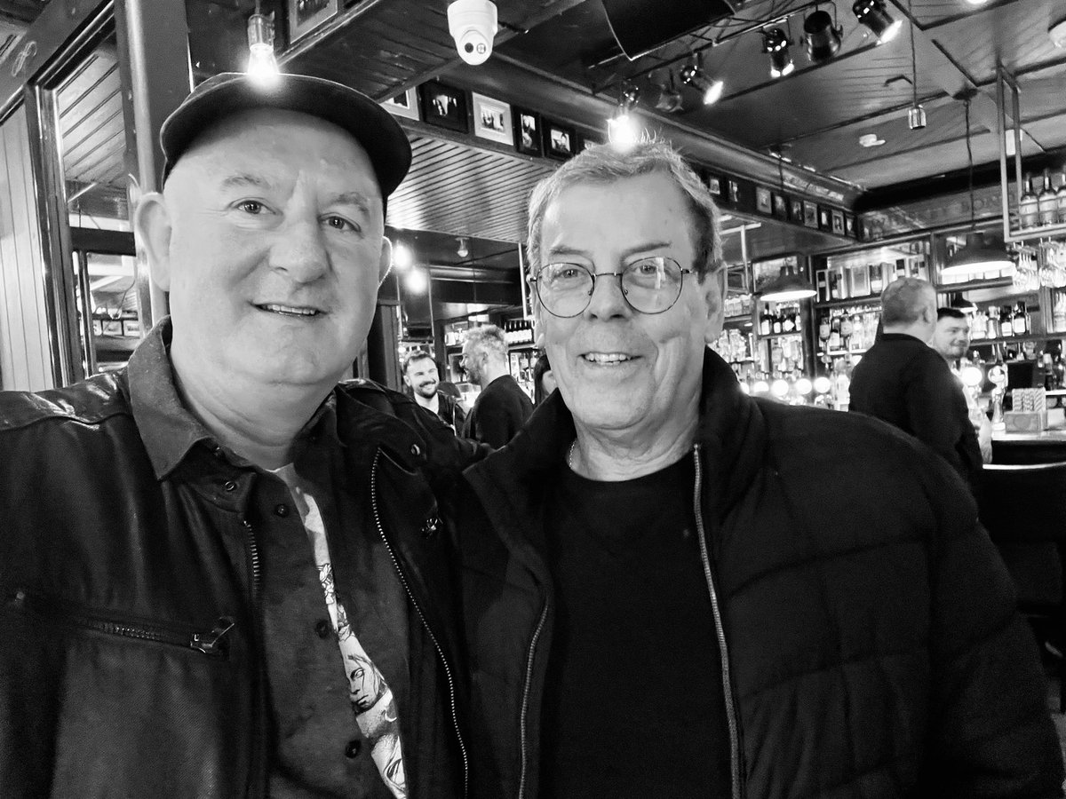 Delighted to be invited with @thewhitehorseguitarclub to the announcement by <a href="/aikenpromotions/">Aiken Promotions</a> of the @rorygallagherofficial tribute to be held @latm_official 2025 with <a href="/joebonamassa/">ken sale</a>. Excited too to get this Rory Gallagher’s Bassist Gerry McEvoy on the right!