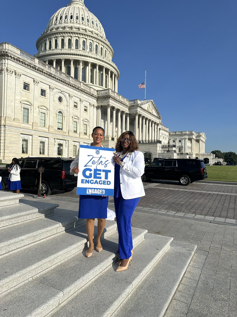 zphibeducator73's tweet image. S. Dukes and ENZ Chapter Pres D. Sutton representing Lake County, FL, at Zeta Day On The Hill. The two met with Congressional Offices that represent the Umatilla, Leesburg, Clermont and portion of Orlando districts. 

#GetEngaged #leesburgzetas #zphib1920 #foreverfinerinflorida