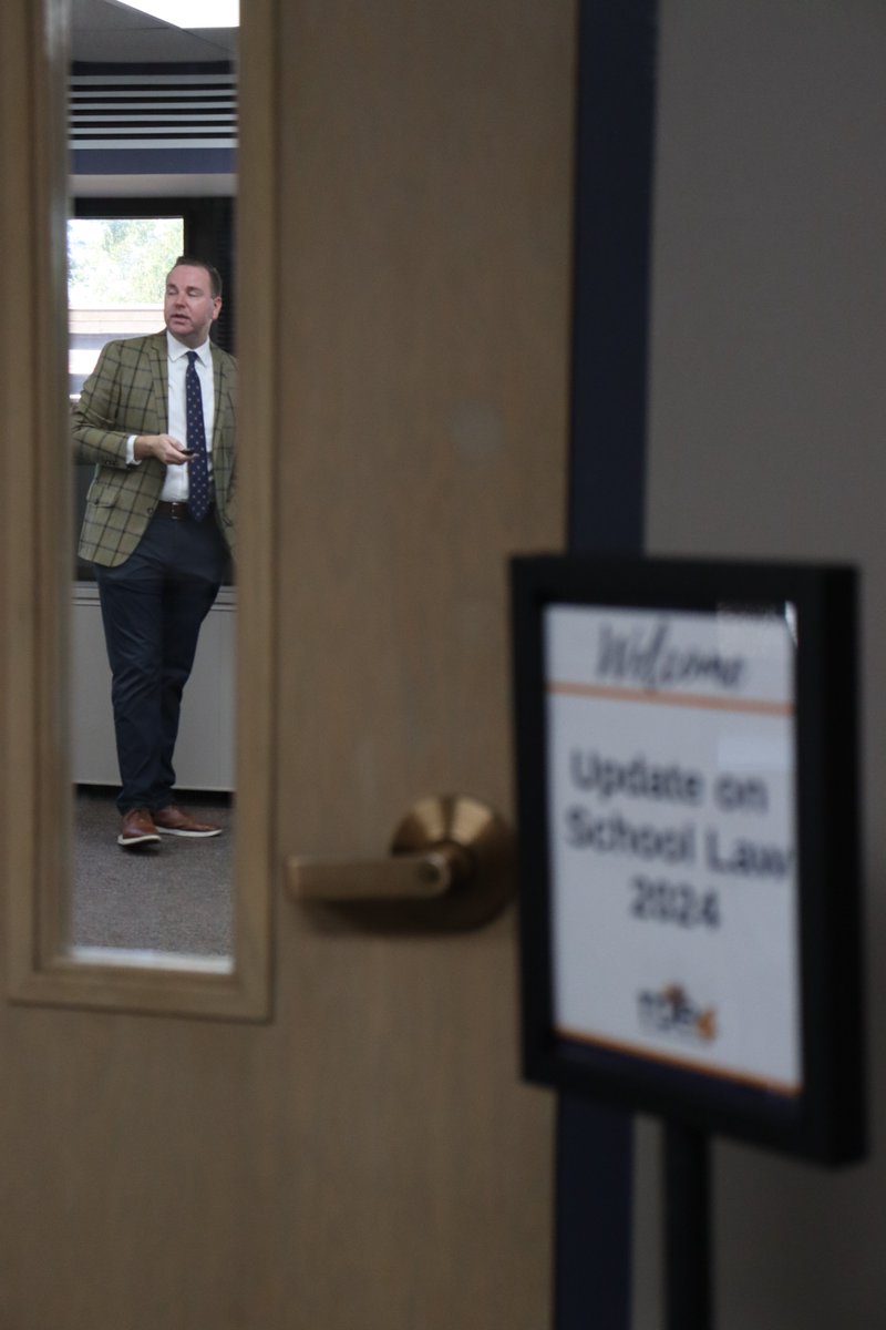 Welcome to Update on School Law 2024! We have administrators on-site <a href="/BWROE4/">ROE#4</a> &amp; joining virtually. Great group learning all abt the newest education mandates. Thanks to everyone for attending and to Attorney <a href="/bwright_mtbfm/">Brandon K. Wright</a> for sharing his vast knowledge of education and the law.