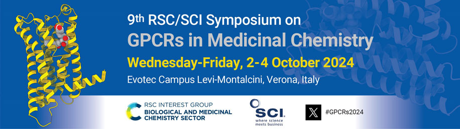 OMass Therapeutics (@omasstx) on Twitter photo Our Principal Scientist, Christine Oswald & Senior Scientist, Raphael Reinbold will be attending the 9th <a href="/RSC_BMCS/">RSC BMCS</a> / <a href="/SCIupdate/">SCI ā Where Science Meets Businessš”</a> Symposium on GPCRs in Medicinal Chemistry taking place from 2nd ā 4th October in Verona, Italy.
Get in touch to find out more about our #GPCR programs. Our Principal Scientist, Christine Oswald & Senior Scientist, Raphael Reinbold will be attending the 9th <a href="/RSC_BMCS/">RSC BMCS</a> / <a href="/SCIupdate/">SCI ā Where Science Meets Businessš”</a> Symposium on GPCRs in Medicinal Chemistry taking place from 2nd ā 4th October in Verona, Italy.
Get in touch to find out more about our #GPCR programs.