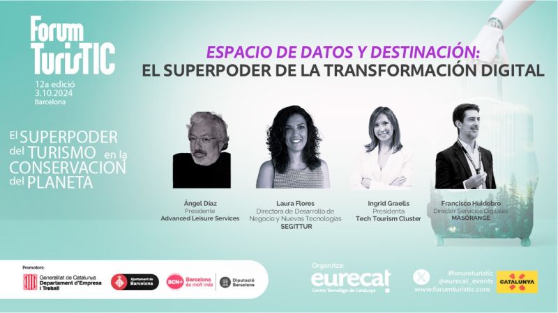 El Foro #Turistic abordar el próximo 3 de octubre en Barcelona el tema 'Espacios de datos: El superpoder de la transformación digital", donde la directora de Desarrollo de Negocio y Nuevas Tecnologías de <a href="/SEGITTUR/">SEGITTUR</a> <a href="/lauraffflor/">Laura Flores</a> analizará el poder de los datos en turismo.