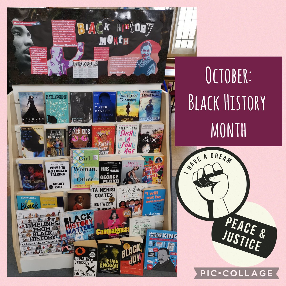 Check out our display of inspirational books as we celebrate #BlackHistoryMonth2024- what are you reading next? These and many more available at the Resource Centre <a href="/RMSforGirls/">RMS for Girls</a> <a href="/EngDeptRMS/">RMS English Dept</a> <a href="/RMSHistDepart/">RMS History and Politics</a> <a href="/RMSSixthForm/">RMS Sixth Form</a>