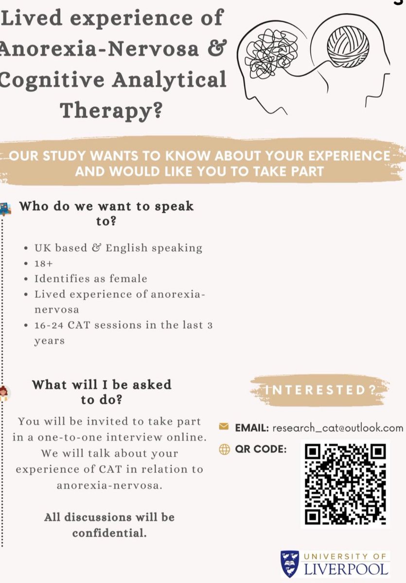 So many important meetings this week &amp; really looking forward to connecting to those with lived experience ✨

Eligible? 

Interested? 

Please get in touch, I’d love to hear from you 💛
