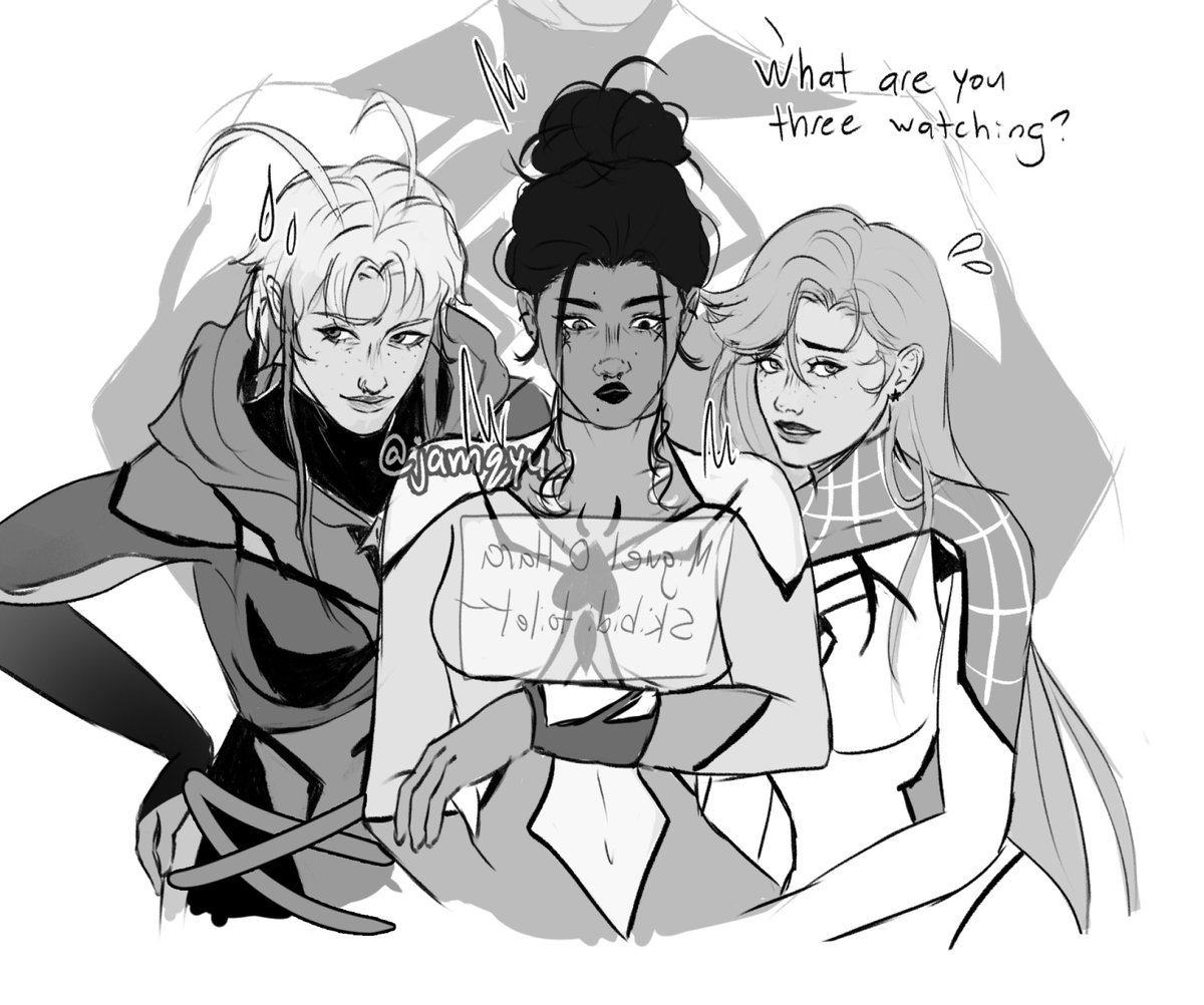 jamqyu's tweet image. close up of the goobers from the expression sheet. sonas belong to my bbs @Hazmite and @TTheXina :3