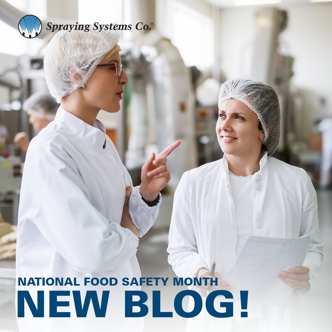 spraynews's tweet image. September was National Food Safety Education Month! 
View our blog post for more info: ow.ly/wsyW50TyQpo

#FoodSafety #CIP #SprayTechnology