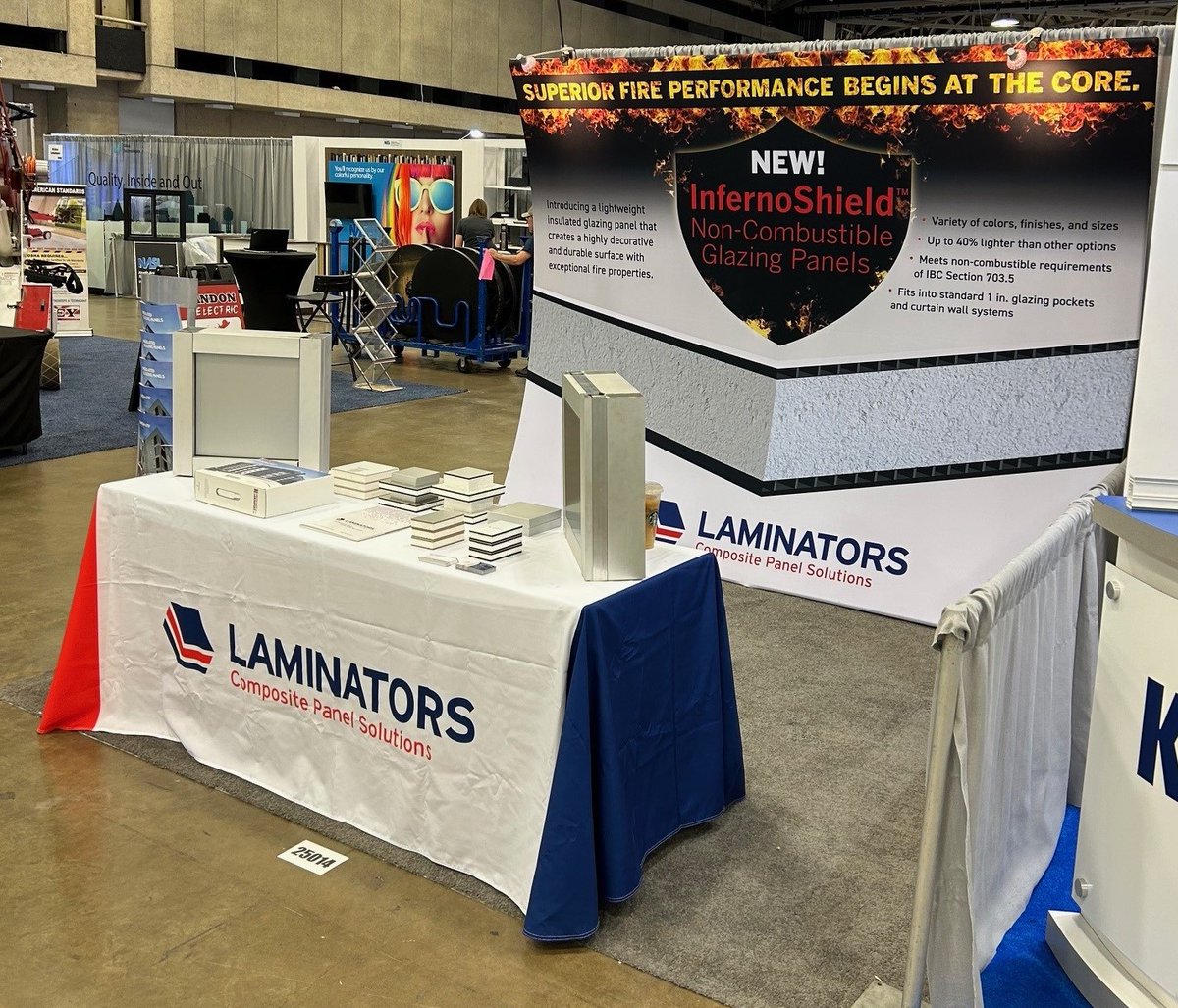 Today is the day - GlassBuild America! We're all set up and ready to go. Stop by booth #25014 to see us and our array of glazing panels! 

#glassbuildamerica #laminatorsinc ##glassandglazing #USAmanufacturing