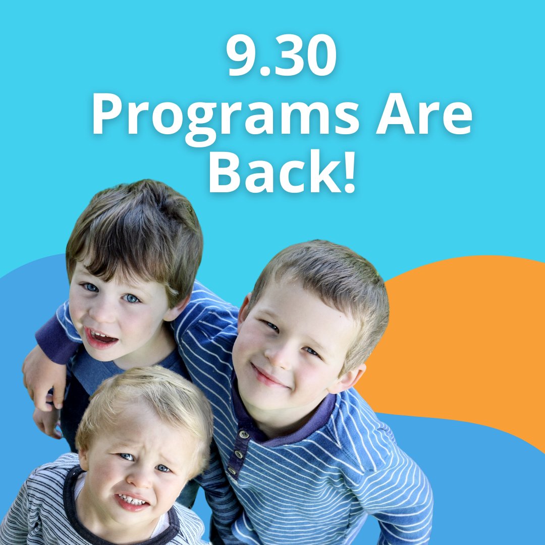 It's Monday and we are glad to be back on track after Hurricane Helene! Please note that our regularly scheduled programs have resumed, and we can't wait to see you. We wish all of our families a safe and healthy recovery from the impact.