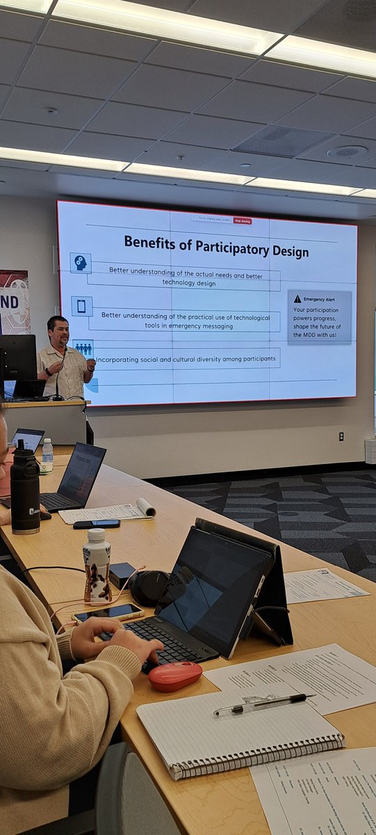 CTGUAlbany's tweet image. Kudos to our partner @suttonj &amp;amp; the outstanding @UAlbanyCEHC &amp;amp; @BES_LLC team for last Friday&apos;s &quot;Research Roundup.&quot; Highlighted the tremendous work of our @UAlbany team in developing the @fema #IPAWS Message Design Dashboard &amp;amp; helping #EMGTwitter write alert &amp;amp; warning messages.