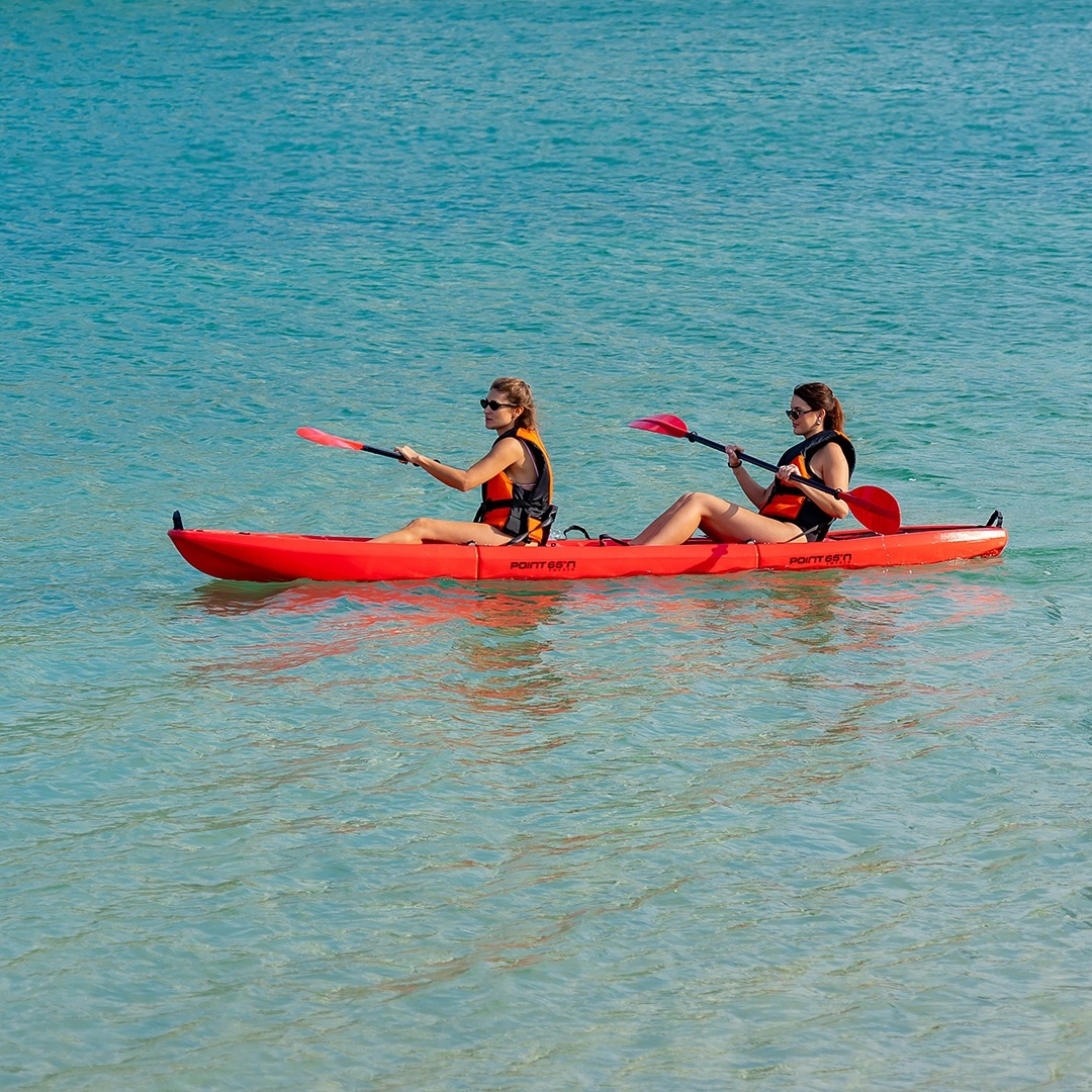 iving the beach vacation dream, one paddle at a time. 🚣‍♂️

**
Book your escape by calling 026979000 or click the link in bio.

#BeachRotana #Beach #Kayak #BeachVacation #inAbuDhabi