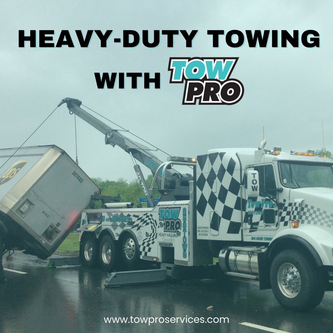 TowProTN's tweet photo. There's no room for error in heavy-duty towing. ⚠️ One mistake can lead to costly damage. Our expert team and specialized equipment can handle vehicles over 26,001 pounds with ease! 💪🚚

Check out our #Heavy-DutyTowing &amp; Hauling Services: https://t.co/d21Cee8RFq

#TowPro https://t.co/ceNAog5OfU