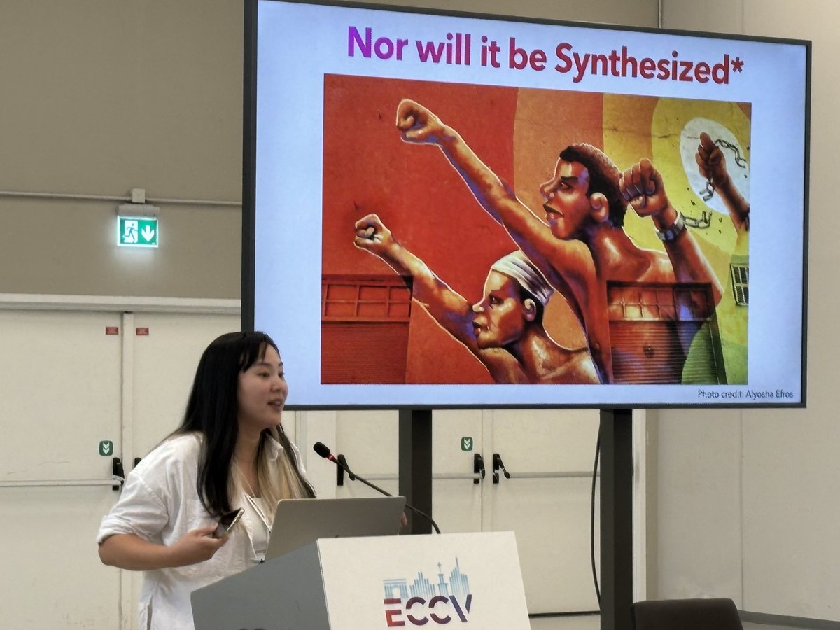 Xavi Giró (@docxavi) on Twitter photo Angjoo Kanazawa (<a href="/akanazawa/">Angjoo Kanazawa</a>) from <a href="/berkeley_ai/">Berkeley AI Research</a> thinks that the human foundation model needs data, and these data will neither be mocaped nor synthesized.
At the Foundation Models for 3D Humans
<a href="/eccvconf/">European Conference on Computer Vision #ECCV2026</a> 2024 Workshop. #ECCV2024
human-foundation.github.io/workshop-eccv-… Angjoo Kanazawa (<a href="/akanazawa/">Angjoo Kanazawa</a>) from <a href="/berkeley_ai/">Berkeley AI Research</a> thinks that the human foundation model needs data, and these data will neither be mocaped nor synthesized.
At the Foundation Models for 3D Humans
<a href="/eccvconf/">European Conference on Computer Vision #ECCV2026</a> 2024 Workshop. #ECCV2024
human-foundation.github.io/workshop-eccv-…