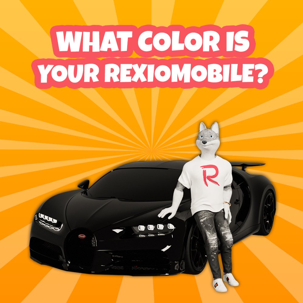 rexio_coin's tweet photo. What color is your (dream) $REXIO-mobile? 😎

#crypto #btc #CryptoNews #cryptomarket https://t.co/R9UeEgKbTg