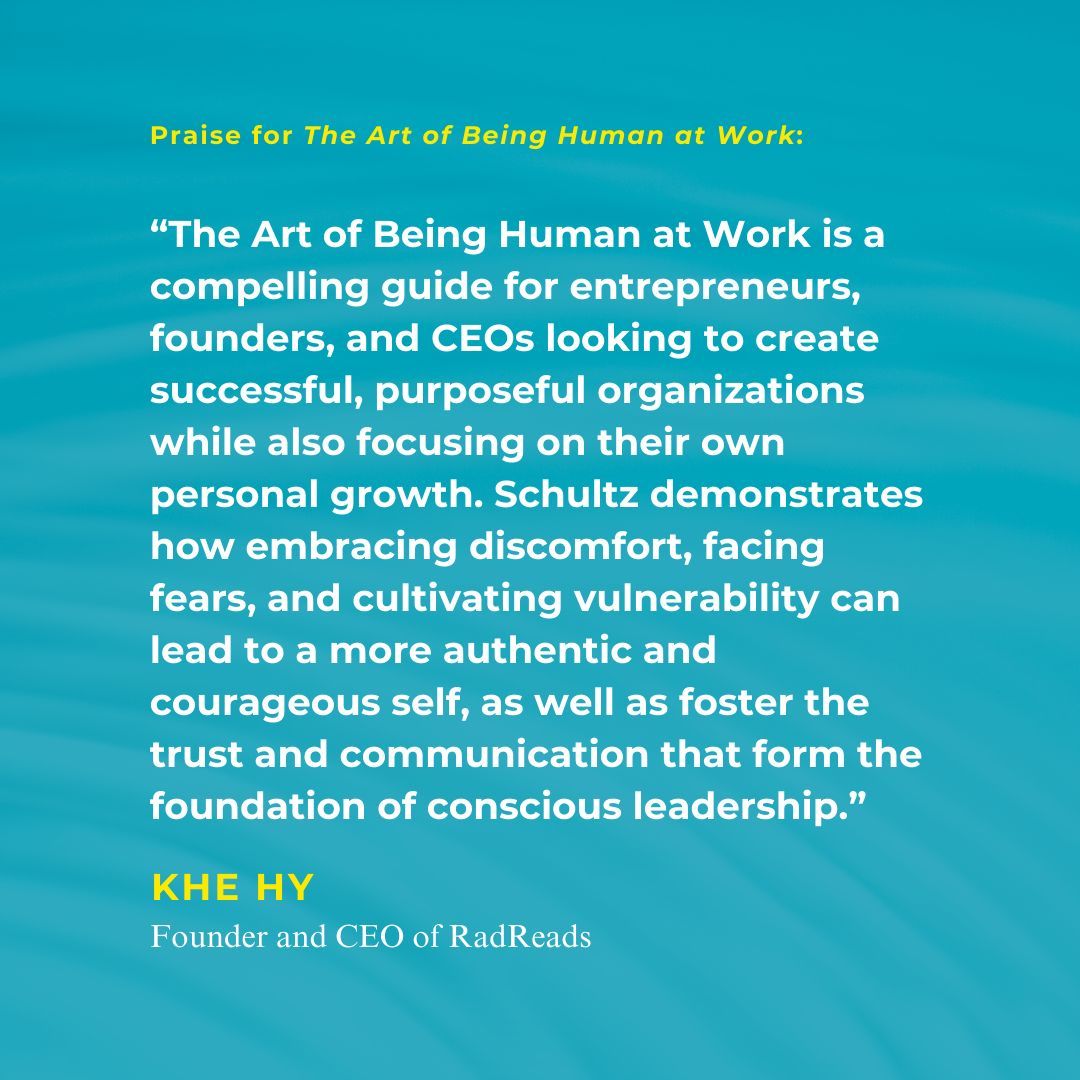 Praise for The Art of Being Human at Work. Find your copy here: buff.ly/46a317E