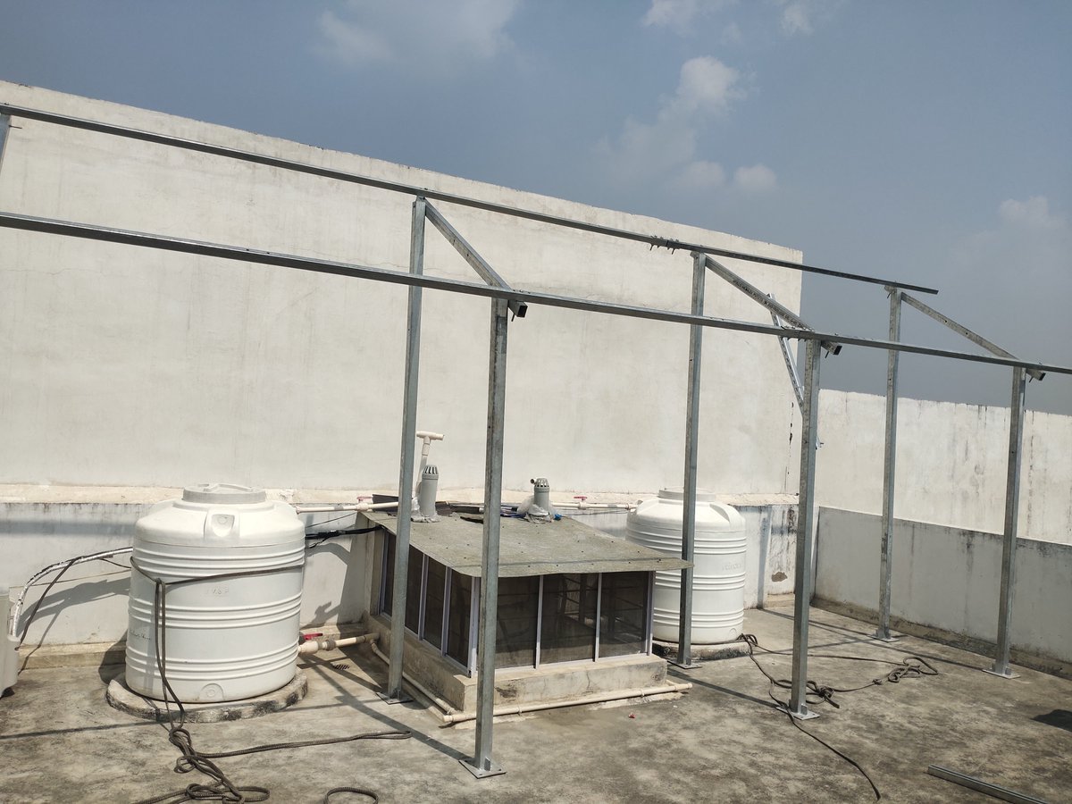 Sitviksolar's tweet photo. Installation in process, 7kw solar rooftop project, Indira gandhi magar, Jaipur

📞 9660375982
📧 sitvikrenew@gmail.com

#sitviksolar #sitvik #smartsolarsolution #jaipursolar #solarenergyjaipur #sustainableliving #renewableenergy #cleanenergy #solarpower #greenenergy #jaipur https://t.co/TFOUp3sj2Q