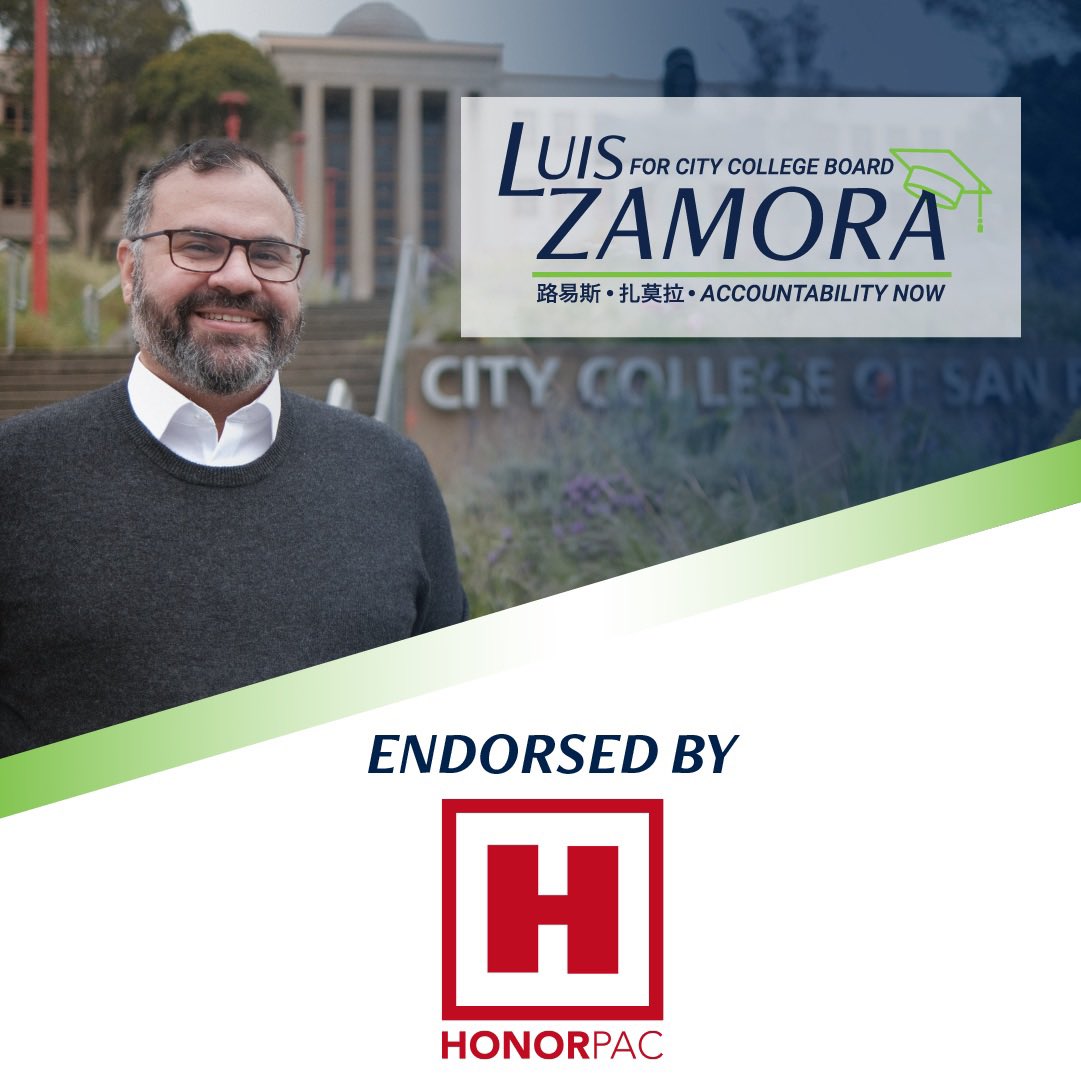 Humbled to announce <a href="/HONOR_PAC/">HONOR_PAC</a>’s endorsement of my campaign for CCSF! By advocating for the political empowerment of Latino/a/e LGBTQ+ communities, HONOR PAC is committed to giving our communities a voice within government.