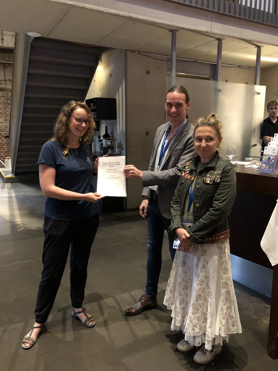 Artificial Intelligence Group @fernunihagen (@aig_hagen) on Twitter photo Congratulations to Daphne Odekerken for receiving the Trevor Bench-Capon Best Student Paper Award, presented by #COMMA24 program chair Chris Reed! A well-deserved recognition for the outstanding work. Congratulations to Daphne Odekerken for receiving the Trevor Bench-Capon Best Student Paper Award, presented by #COMMA24 program chair Chris Reed! A well-deserved recognition for the outstanding work.