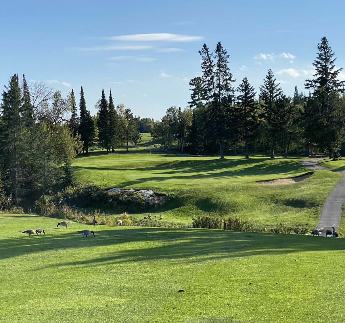 RileyJohnsGolf's tweet image. Great getting back to @KenoraGolf this fall to check in on our past improvements and tee up some future ones. #LOFTW