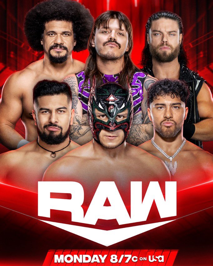 It’s Monday..and #WWERaw is turning the corner with the go home show before #WWEBadBlood this weekend, on the <a href="/USANetwork/">USA Network</a>!!

💪 Woods looks to prove a point to Rey Mysterio

👊 Kofi and Chad Ganle lock up in the ring,,,but will <a href="/UncleHowdy_/">Uncle Howdy</a> be close by

WHO will be seated and