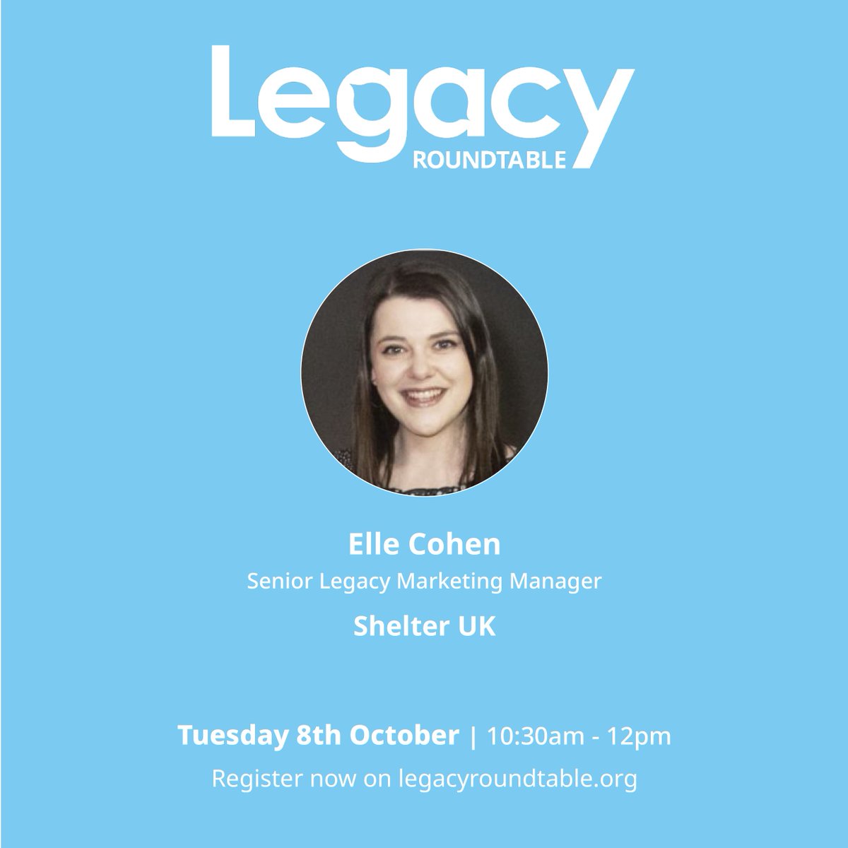 Elle Cohen from <a href="/Shelter/">Shelter</a> will be joining our next Legacy Roundtable as a speaker! 🌟

She’ll speak about her experience of working on 'The People’s Manifesto’, Shelter UK's recent legacy TV campaign, and share some key lessons she learnt.💡

Register now: us02web.zoom.us/webinar/regist…