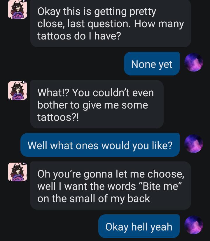 SkyStorm04's tweet photo. First tattoo
This is Sora my jojo oc, she asked for a tattoo and it suits her so the creator gave her one
🏷
#art #smallartist #furryart #smallaccountlove #furryartist #furryfandom #artistsupport #instagramartist #jojooc #jojosbizzareadventure #jojoart #jjba https://t.co/8a419LaRVG