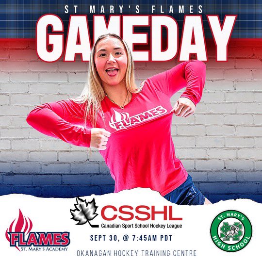 🔥Flames🔥 are back at it bright and early this morning against an American St Mary’s team here as a guest at the CSSHL Penticton Showcase. #smaflamesprep #csshl

Stream Live youtube.com/playlist?list=… (youtube.com/playlist?list=…)