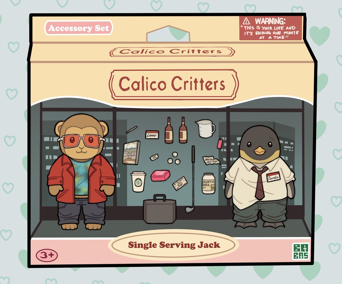 Just a Tyler Durden calico critter