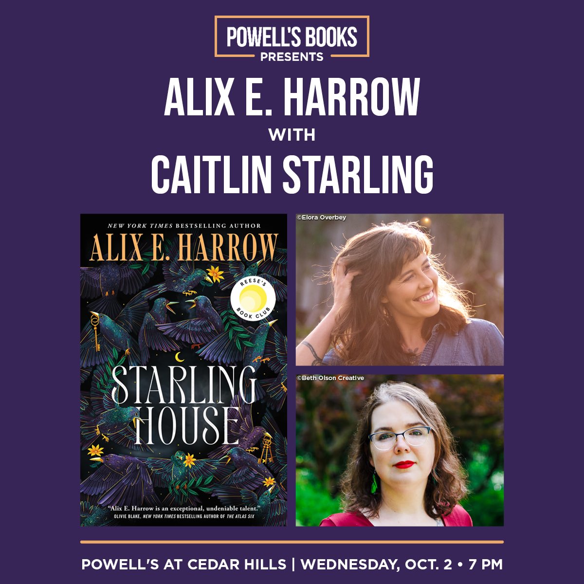 Caitlin Starling (@see_starling) on Twitter photo party time over at Powell’s on Wednesday! party time over at Powell’s on Wednesday!