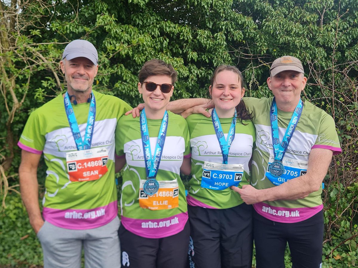 #TeamArthur needs YOU! Join a team of 60 wonderful runners, all taking on this incredible half marathon for <a href="/ArthurRankHouse/">Arthur Rank Hospice</a> to support care for people in Cambridgeshire. 
Last few spaces remaining, see arhc.org.uk/fundraising/ev… to join.