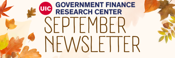 Government Finance Research Center (GFRC) (@govfinanceuic) on Twitter photo 🍂Happy Fall, Everyone!🍂 <a href="/govfinanceUIC/">Government Finance Research Center (GFRC)</a> has been hard at work on the Illinois Water Rate Setting Study, wrapping up 3 years of research on municipal water provision. Final report coming later this year. Check out our September newsletter for more: emails.uofi.uic.edu/newsletter/49/… 🍂Happy Fall, Everyone!🍂 <a href="/govfinanceUIC/">Government Finance Research Center (GFRC)</a> has been hard at work on the Illinois Water Rate Setting Study, wrapping up 3 years of research on municipal water provision. Final report coming later this year. Check out our September newsletter for more: emails.uofi.uic.edu/newsletter/49/…