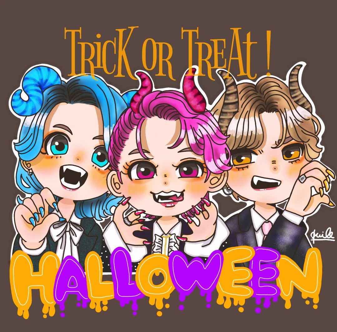 ☠🎃HappyHalloween🍭🍬／ #MrsGREENAPPLE #大森元貴 #若井滉斗 #藤澤涼架