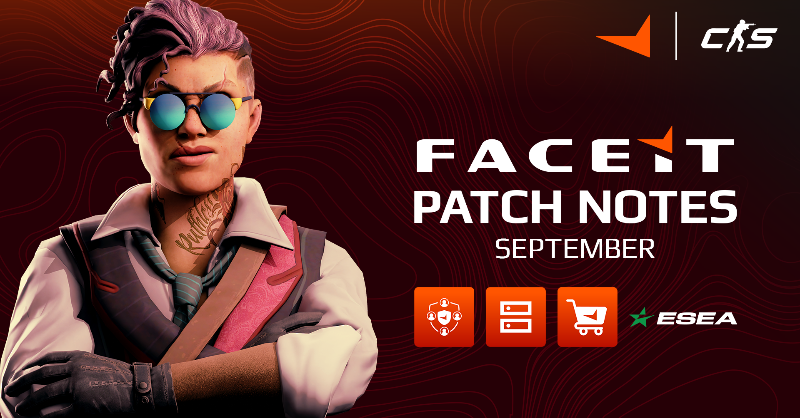 FACEIT's tweet photo. Smurfs? Smoked
Boosters? Rekt
Griefers? Banned

Read all about them and more in our latest set of patch notes:
 👉 https://t.co/CVG2NirJWp