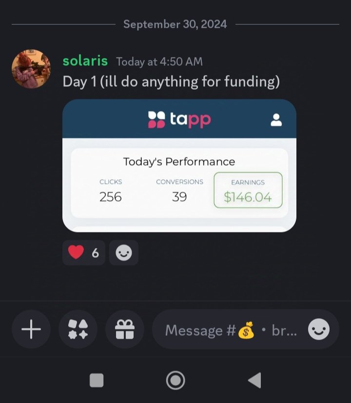 Frrom $0 to $146 in 1 Days 🔥

Tapp is literally changing lives