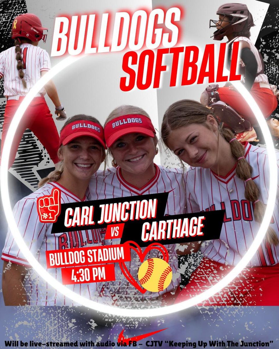 CJ Softball (@carlsoftball) on Twitter photo HOME today as we host the Carthage Tigers! <a href="/scoreboardguy/">SCOREBOARD GUY</a> <a href="/CJHSAthletics/">Bulldog Sports</a> <a href="/JoplinSportsHub/">Joplin Sports Hub</a> <a href="/KODESports/">Four States Sports Report</a> <a href="/koamfox14sports/">KOAM & FOX 14 Sports</a> HOME today as we host the Carthage Tigers! <a href="/scoreboardguy/">SCOREBOARD GUY</a> <a href="/CJHSAthletics/">Bulldog Sports</a> <a href="/JoplinSportsHub/">Joplin Sports Hub</a> <a href="/KODESports/">Four States Sports Report</a> <a href="/koamfox14sports/">KOAM & FOX 14 Sports</a>