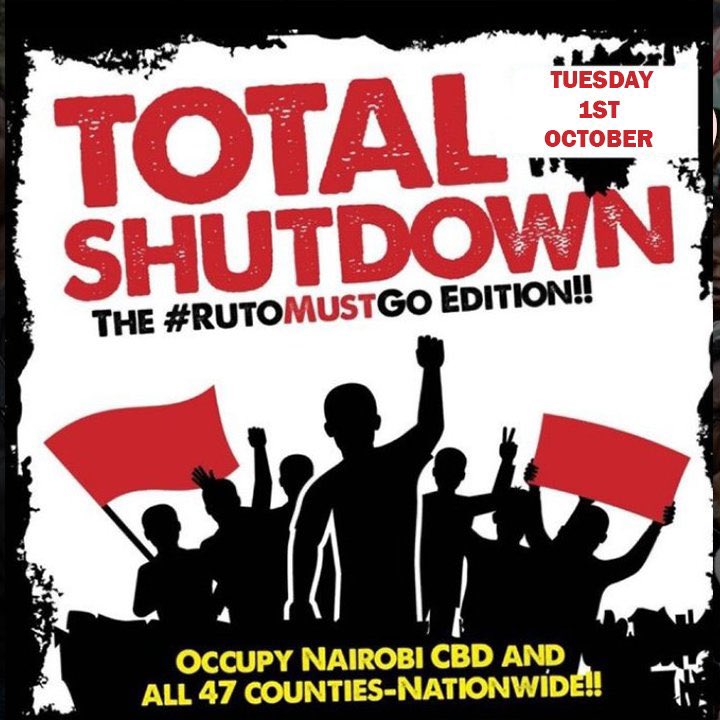 KENYANS;

ENOUGH is ENOUGH!

Kesho tuko streets.

We SHALL occupy everywhere.

If you're ready for tomorrow, JUST retweet.

#FreeMoraraKebaso