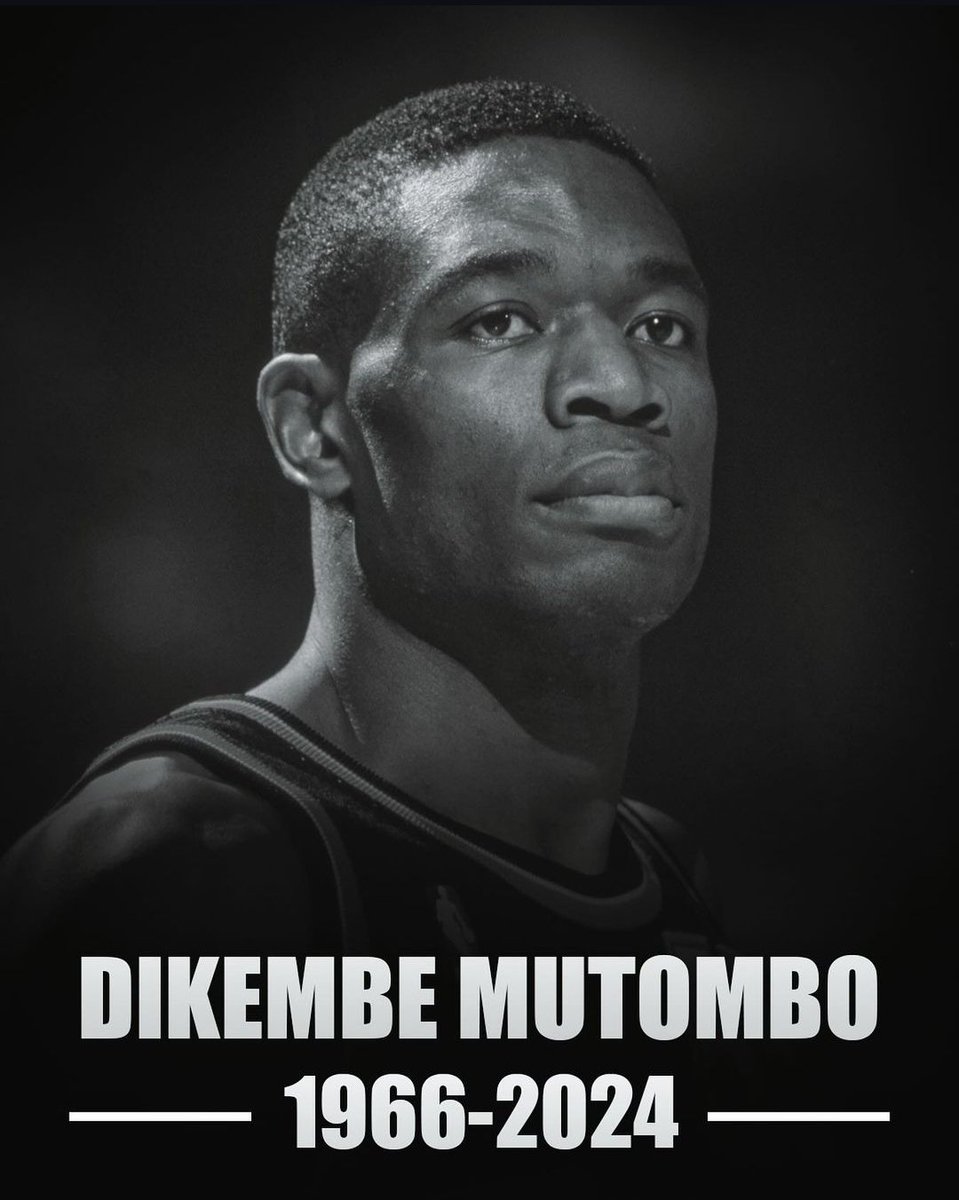 DonTomazzo's tweet image. Sov gott Dikembe. 
En av mina stora förebilder som ung basketspelare på 80-talet.

Men som vit och inte kunna hoppa gjorde jag en slät figur

Du var dock en av dem som fick mig att träna spänst och som jag gjorde det.

Basketvärlden har förlorat en stor profil.

#RIPMutombo