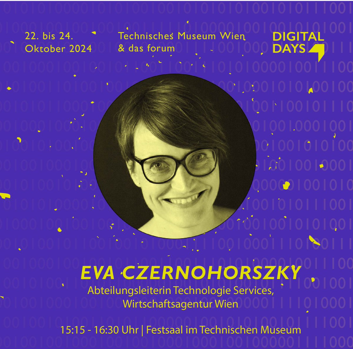 Wirtschaftspanel bei den #DiDays24: „Rolle der Privatwirtschaft für humanistische KI“
📅 23. Okt. | 15:15-16:30
Mit den Speakerinnen: Tatjana Šajatović (<a href="/AccentureDACH/">Accenture DACH</a>), <a href="/czernohorszky/">Eva Czernohorszky</a> (Wirtschaftsagentur Wien)

📥Meldet euch an: community.digitalcity.wien/agenda?session…